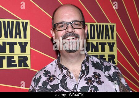 Party d'ouverture pour Broadway Bounty Hunter lieu à (Le) Poisson Rouge de nuit. Avec : Brad Oscar Où : New York, New York, United States Quand : 24 Juillet 2019 Crédit : Joseph Marzullo/WENN.com Banque D'Images