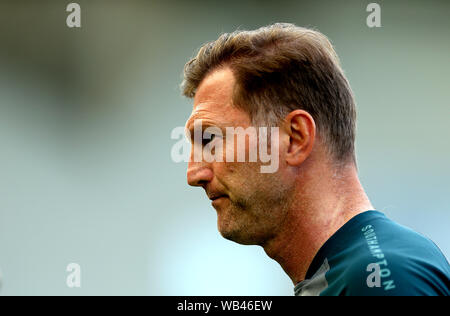 Hasenhuttl Southampton manager Ralph au cours de la Premier League match au stade AMEX, Brighton. Banque D'Images