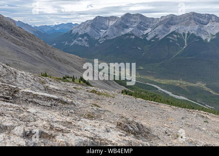 Vallée de la Spray près de Canmore, Alberta, Canada Banque D'Images