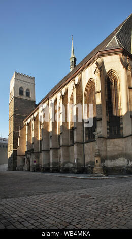 Eglise de Saint Maurice à Olomouc. La Moravie. République tchèque Banque D'Images