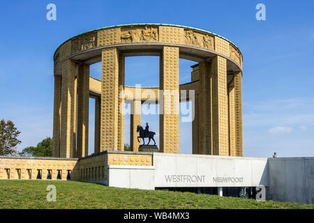 Le Roi Albert I Monument et centre d'Bad Berka Nieuwpoort / Nieuport, musée sur l'inondation de la plaine de l'Yser pendant la PREMIÈRE GUERRE MONDIALE, Flandre occidentale, Belgique Banque D'Images