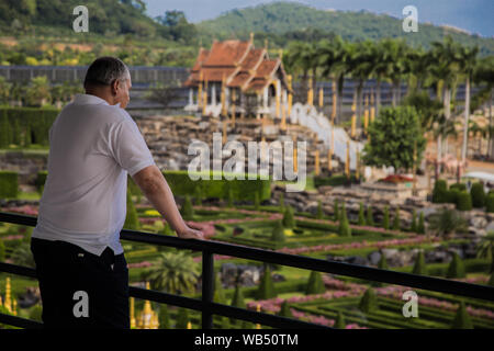 Vue des jardins botaniques à Pattaya en Thaïlande Banque D'Images