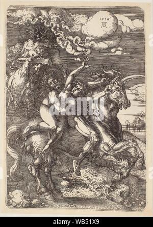 Albrecht Dürer - Enlèvement de Proserpine sur une licorne Banque D'Images