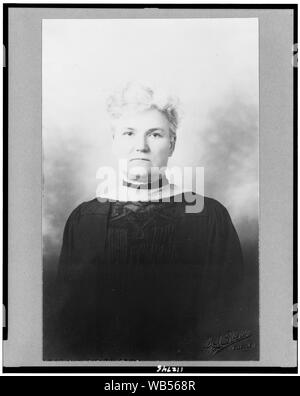 Ellen F. Pendleton, half-length portrait, face à l'avant] / G.L. Abell, Wellesley Abstract/moyenne : 1 tirage photographique. Banque D'Images