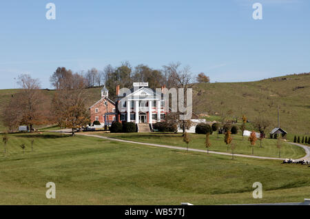 Elmwood Mansion, également connu sous le nom de Hugh Caperton House, une maison historique en Union européenne, en Virginie de l'Ouest Banque D'Images