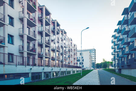Bloc de l'UE de nouveaux immeubles, Vilnius. Tonique Banque D'Images