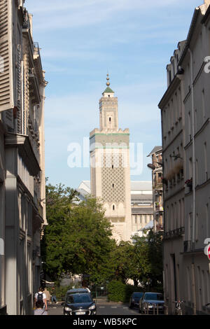 La mosquée Abou Bakr la Mosquée de Paris, France Banque D'Images