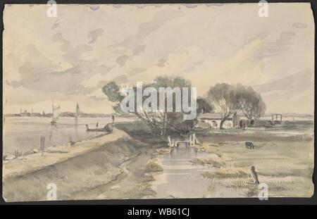 Eagle Point cabin de pêche 3d Mai '57 Banque D'Images