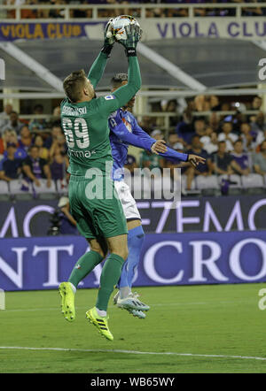Florence, Italie. Août 24, 2019. Italie - au stade Artemio Franchi de Florence Naples bat la Fiorentina 3 à 4 visant ainsi à la première place de la première journée du championnat.Dans la SSC Naples soccer photo. (Crédit Image : © Fabio SassoZUMA Wire) Credit : ZUMA Press, Inc./Alamy Live News Banque D'Images