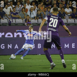 Florence, Italie. Août 24, 2019. Italie - au stade Artemio Franchi de Florence Naples bat la Fiorentina 3 à 4 visant ainsi à la première place de la première journée du championnat.Dans la SSC Naples soccer photo.Callajin (crédit Image : © Fabio SassoZUMA Wire) Credit : ZUMA Press, Inc./Alamy Live News Banque D'Images
