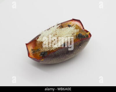 Londres, Royaume-Uni - 2019 – Thé De L'Après-Midi - Cours De Dessert – Gelée De Fruits De La Passion Surmontée De Sucrerie Banque D'Images