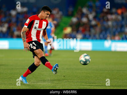 Athletic Club de Bilbao est Ander Capa en action au cours de l'espagnol La Liga match entre Getafe et l'Athletic Club de Bilbao au Coliseum Alfonso Pérez, Getafe.(score final : Getafe CF 1:1 Athletic Club de Bilbao) Banque D'Images