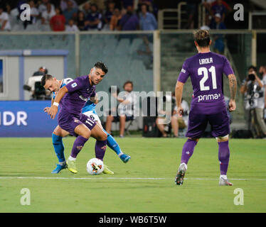 Florence, Italie. Août 24, 2019. Italie - au stade Artemio Franchi de Florence Naples bat la Fiorentina 3 à 4 visant ainsi à la première place de la première journée du championnat dans la photo Lirola Florence AFC (Photo par Fabio Sasso/Pacific Press) Credit : Pacific Press Agency/Alamy Live News Banque D'Images