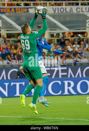 Florence, Italie. Août 24, 2019. Italie - au stade Artemio Franchi de Florence Naples bat la Fiorentina 3 à 4 visant ainsi à la première place de la première journée de championnat à l'image de la SSC Naples soccer (Photo par Fabio Sasso/Pacific Press) Credit : Pacific Press Agency/Alamy Live News Banque D'Images