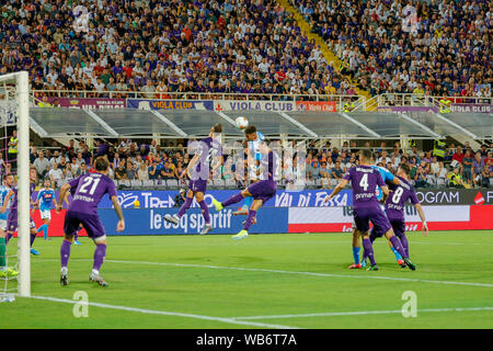 Florence, Italie. Août 24, 2019. Italie - au stade Artemio Franchi de Florence Naples bat la Fiorentina 3 à 4 visant ainsi à la première place de la première journée de championnat à l'image de la SSC Naples soccer (Photo par Fabio Sasso/Pacific Press) Credit : Pacific Press Agency/Alamy Live News Banque D'Images