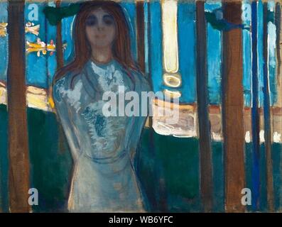 Edvard Munch - La Voix , d'une nuit d'été Banque D'Images