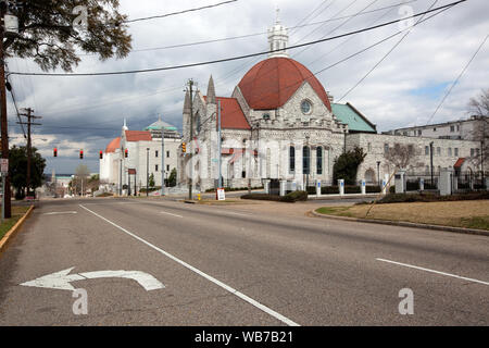 Première église baptiste, Montgomery, Alabama Banque D'Images