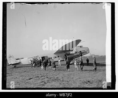 Fokker F.32, avion de transport 9/25/29, Universal Air Lines Corporation Résumé/moyenne : 1 négatif : vitrage ; 4 x 5 in. ou moins Banque D'Images