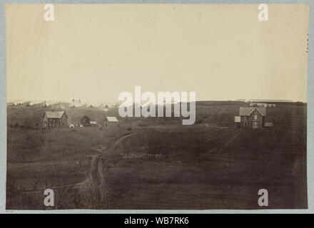 Fort Richardson et le camp du 1er maine de l'artillerie lourde Banque D'Images