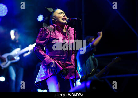 L'Etrurie Festival 2019 Eco à Cerveteri. Loredana Bertè et Smashroom J'ai besoin de concert. (Photo de Daniela Franceschelli/Pacific Press) Credit : Pacific Press Agency/Alamy Live News Banque D'Images