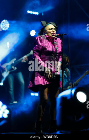 L'Etrurie Festival 2019 Eco à Cerveteri. Loredana Bertè et Smashroom J'ai besoin de concert. (Photo de Daniela Franceschelli/Pacific Press) Credit : Pacific Press Agency/Alamy Live News Banque D'Images