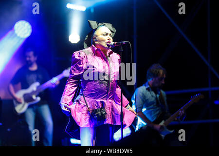 L'Etrurie Festival 2019 Eco à Cerveteri. Loredana Bertè et Smashroom J'ai besoin de concert. (Photo de Daniela Franceschelli/Pacific Press) Credit : Pacific Press Agency/Alamy Live News Banque D'Images