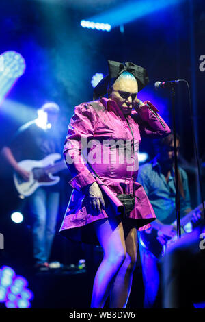 L'Etrurie Festival 2019 Eco à Cerveteri. Loredana Bertè et Smashroom J'ai besoin de concert. (Photo de Daniela Franceschelli/Pacific Press) Credit : Pacific Press Agency/Alamy Live News Banque D'Images