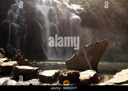 Mackenzie falls dans le parc national des Grampians australie Banque D'Images