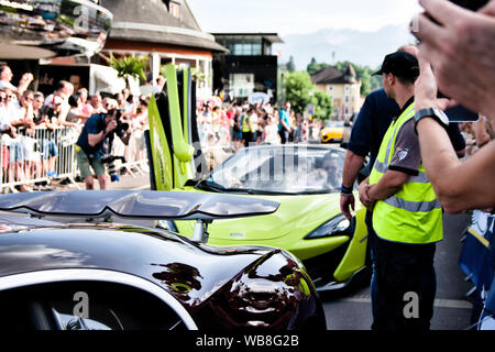 Velden Wörthersee, en Autriche, les voitures sport event le 15 juin 2019 Banque D'Images