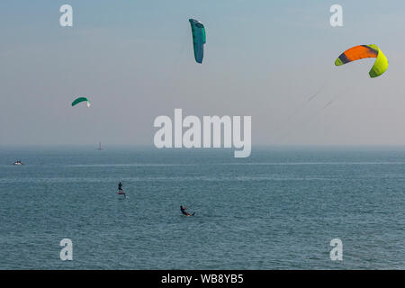 Championnats nationaux 2019 de Kitesurf Freestyle à Ramsgate Banque D'Images