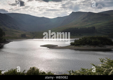 L'Haweswater réservoir dans le Lake District, dans le Riggindale Kidsty sont à distance, Brochet, au centre à droite, et la rue haute gamme Banque D'Images