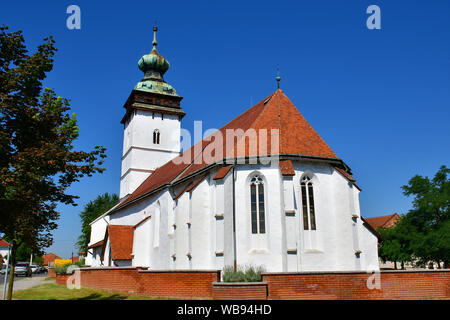 L'Église réformée, Sajószentpéter, Hongrie, Magyarország Banque D'Images