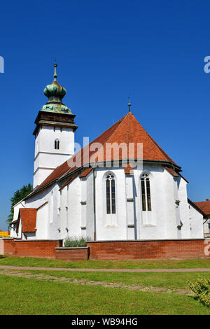 L'Église réformée, Sajószentpéter, Hongrie, Magyarország Banque D'Images