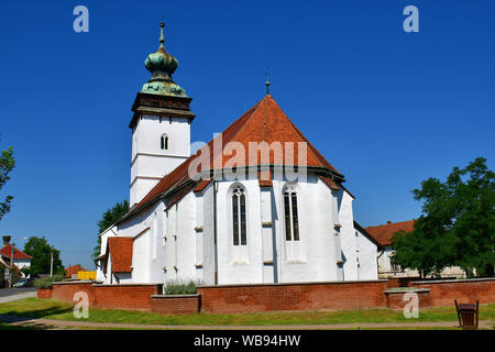 L'Église réformée, Sajószentpéter, Hongrie, Magyarország Banque D'Images