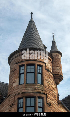 Paisley, Scotland, UK. 24 Août 2019 : l'ancienne caserne de pompiers de Paisley sur la rue Gordon. Banque D'Images