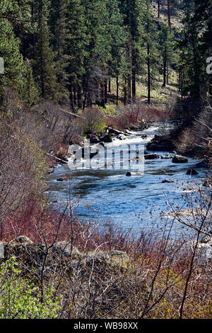 Deschutes River Centre de l'Oregon Banque D'Images