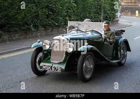 1934 Hillman Minx avant-guerre à l'Ormskirk Motorfest dans le Lancashire, Royaume-Uni Banque D'Images