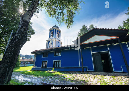 La Dormition de la Mère de Dieu dans l'église orthodoxe Koprivshtitsa, Bulgarie Banque D'Images