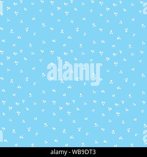 Modèle de bulles sur fond bleu. Illustration de Vecteur