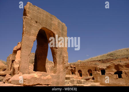 Dara est une ancienne ville historique situé sur la route Mardin-Nusaybin, dans les limites d'Oğuz Village. Banque D'Images