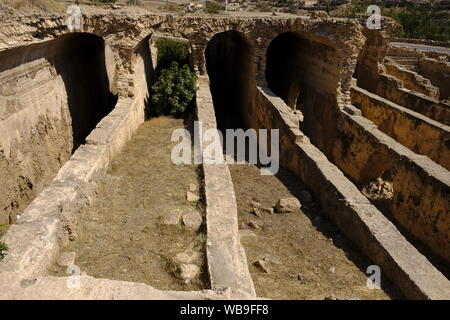 Dara est une ancienne ville historique situé sur la route Mardin-Nusaybin, dans les limites d'Oğuz Village. Banque D'Images