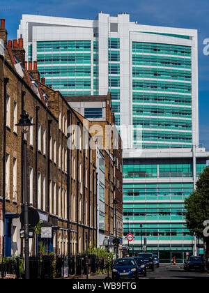 L'University College Hospital de Londres à la fin de l'UCH de Warren Street au centre de Londres Banque D'Images