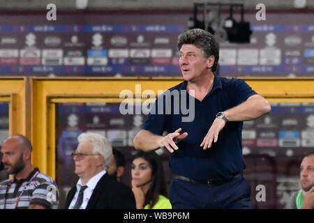 Walter Mazzarri, Headcoach Torino FC au cours de la Serie A TIM match de football entre Torino FC et l'US Sassuolo au Stadio Grande Torino le 25 août 2019 à Turin, Italie. Banque D'Images