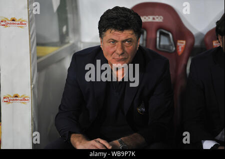 Walter Mazzarri, Headcoach Torino FC au cours de la Serie A TIM match de football entre Torino FC et l'US Sassuolo au Stadio Grande Torino le 25 août 2019 à Turin, Italie. Banque D'Images