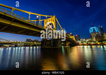 L'atterrissage de l'Allegheny au lever du soleil Banque D'Images