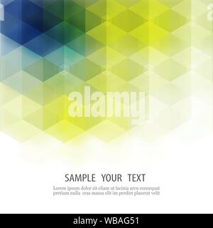 Abstract Colorful Background hexagonal. Illustration de Vecteur