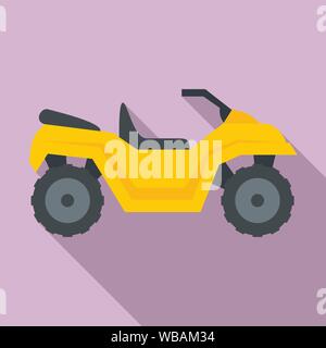 Atv quad bike d'icône. Illustration de télévision ATV quad icône vecteur pour la conception web Illustration de Vecteur