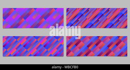 Arrière-plan de gradient stripe pattern set - abstract vector graphic Illustration de Vecteur