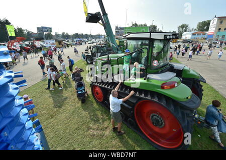 Ceske Budejovice, République tchèque. Août 24, 2019. Début de la fête des récoltes à Zeme zivitelka salon international de l'agriculture dans la région de Ceske Budejovice, République tchèque, le 24 août 2019. Photo/CTK Vaclav Pancer) Banque D'Images