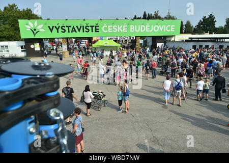 Ceske Budejovice, République tchèque. Août 24, 2019. Début de la fête des récoltes à Zeme zivitelka salon international de l'agriculture dans la région de Ceske Budejovice, République tchèque, le 24 août 2019. Photo/CTK Vaclav Pancer) Banque D'Images